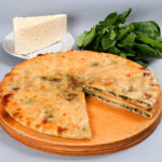 Осетинский пирог с сыром и шпинатом фото