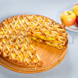 Осетинский пирог с яблоками фото
